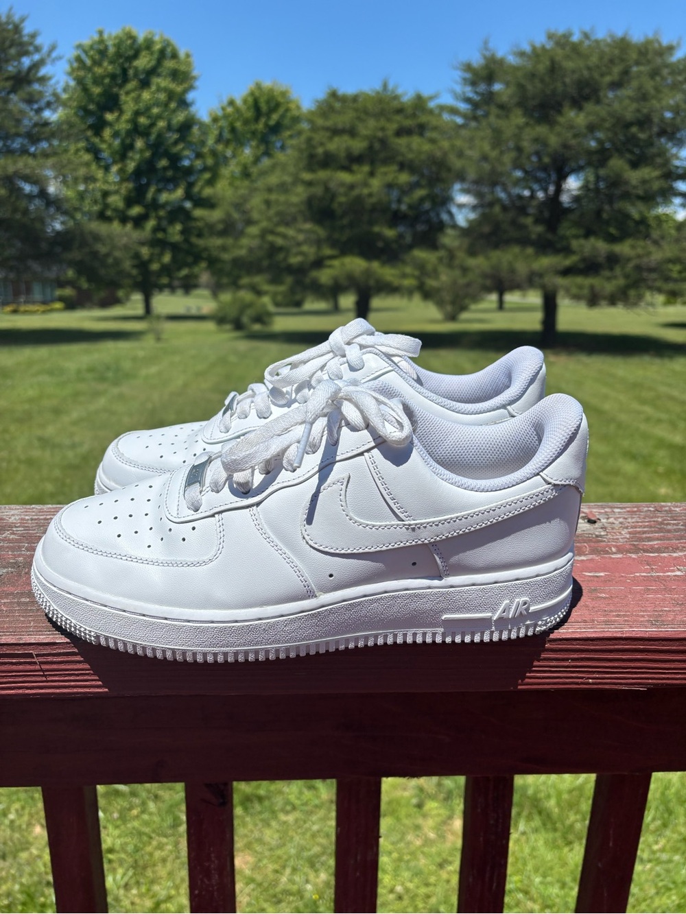 Nike All-White Mens Air Force Ones